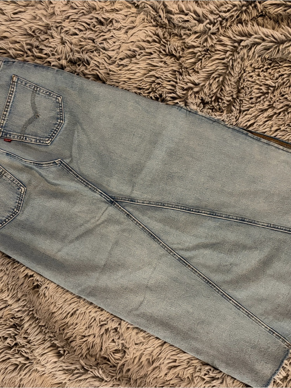 Levi's women’s “Long Icon Skirt”, light wash